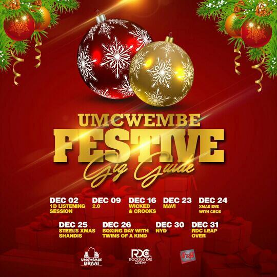 Umcwembe Festive Gig Guide Pic